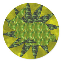 Green Rabbit stickers