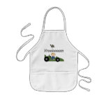 Green Race Car Vroom Tshirts and Gifts Aprons