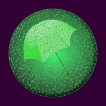 GREEN RAIN by SHARON SHARPE magnets