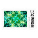 Green Razzle Dazzle postage