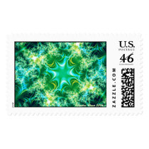 Green Razzle Dazzle postage