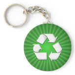 Green Recycle Keychain 001