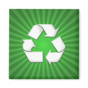 Green Recycle Magnet 001 by phantompanther Green Recycle Magnet 001