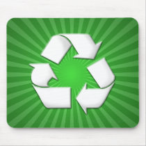 Green Recycle Mousepad 001
