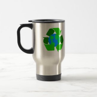 green recycle mugs