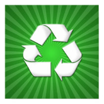Green Recycle Poster 001 posters by phantompanther Green Recycle Poster 001 posters