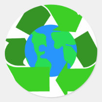 green recycle stickers