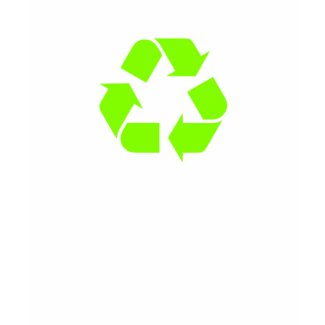 Green Recycle T shirt shirt