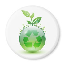 green recycling magnet