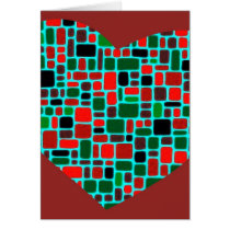 Green & Red Heart cards