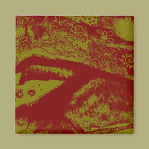 Green & Red magnet magnets