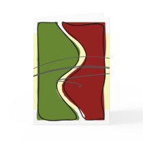 Green & Red (vertical) cards