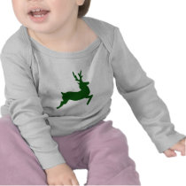 Green Reindeer t-shirts by YearRoundHolidays Green Reindeer t-shirts