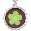 Green Retro Flower Brown Custom by Molly_Sky
