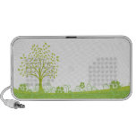 Green Retro Tree PC Speakers