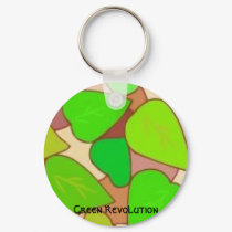 Green Revolution key chain keychains