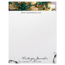 Green Rhinestone Letterhead by jaisjewels Green Rhinestone Letterhead