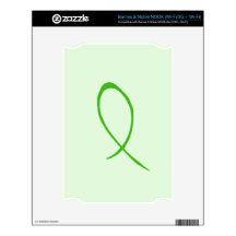 Green Ribbon Decals For The NOOK