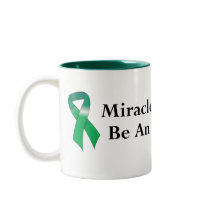 Green Ribbon Miracle Coffee Mugs