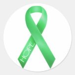 Green Ribbon Stickers