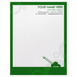 green rings mowing letterhead