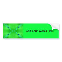 Green Ripple bumper stickers