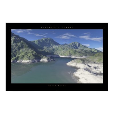 green river poster by visionaryplaces
