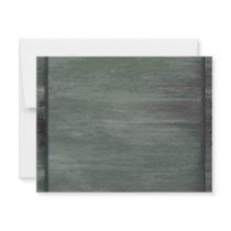 Green riveted steel texture personalized invitations