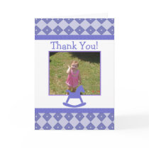 Green Rocking Horse Thank You Card