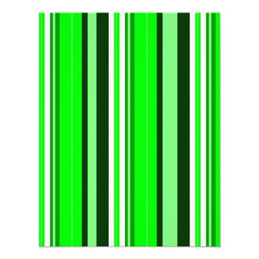 Green Roller Skate Birthday Party - Green Stripe Invites