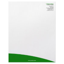 Green Rolling Hill Letterhead