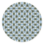 Green Round Bushes Grid Stickers