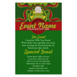 Green Royal Goddess Art Custom Event Flyer
