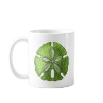 Green Sand Dollar Mugs