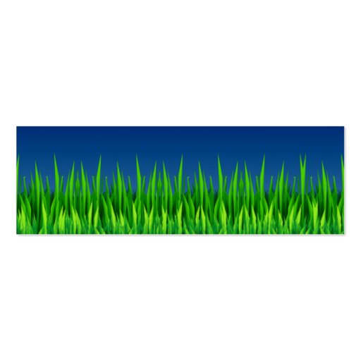 green scene lawn care business card (back side)