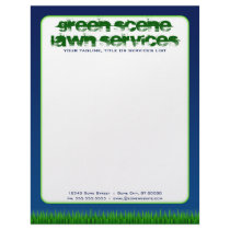 green scene lawn services letterhead
