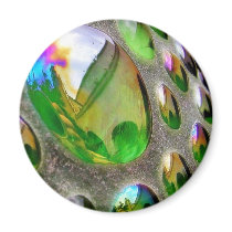 Green Scupture Mirrors Glass magnets by lifesphere Green Scupture Mirrors Glass magnets