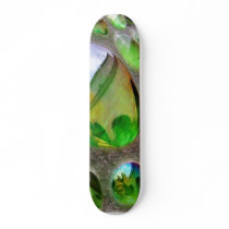 Green Scupture Mirrors Glass Skate Boards