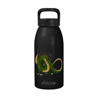 Green Sea Dragon Waterbottle Drinking Bottles