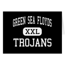 Green Sea Floyds - Trojans - High - Green Sea cards by customteamsportswear Green Sea Floyds - Trojans - High - Green Sea cards