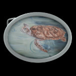 Green Sea Turtle Belt Buckle belt buckles