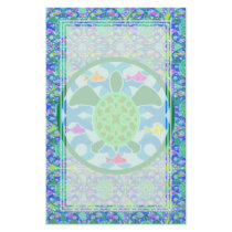 Green Sea Turtle Blank Stationery