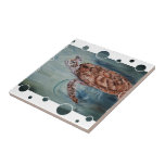 Green Sea Turtle Bubbles tiles