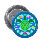 Green Sea Turtle Buttons