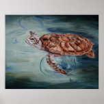 Green Sea Turtle Canvas Print