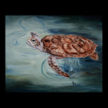 Green Sea Turtle Canvas Print posters