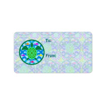 Green Sea Turtle Gift Labels