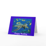 Green Sea Turtle, Happy Birthday Card