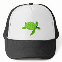 Green sea turtle mesh hat