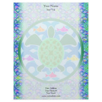 Green Sea Turtle Letterhead